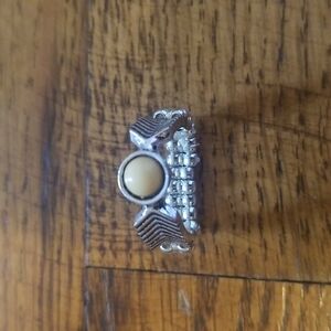 Silver Colored Adjustable Ring
